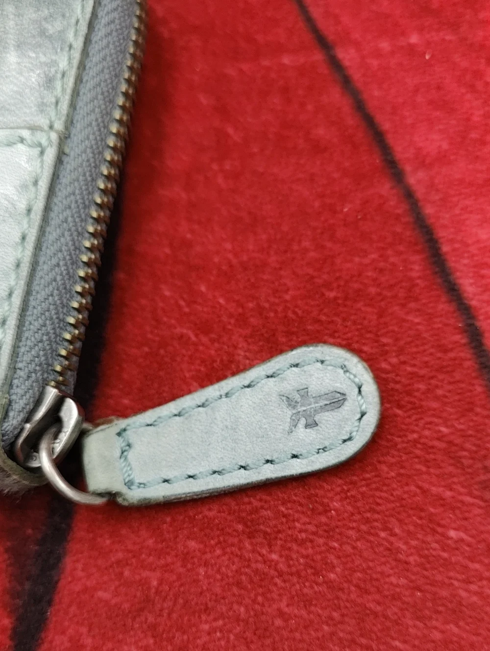 Frye Melissa Sage Green Leather Wallet